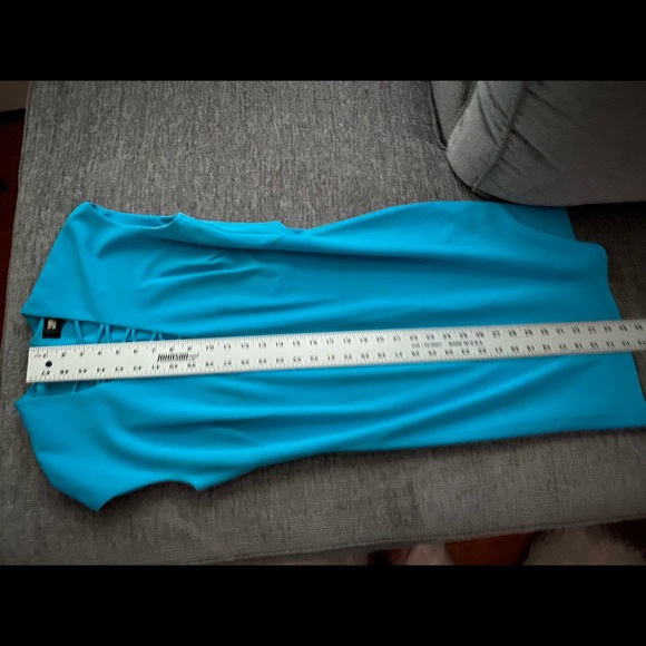 Alexia Admore Blue Lace Up Cap Sleeve Mini Dress M - Picture 11 of 12